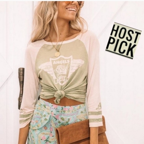 SPELL Angels Raglan - Picture 3 of 7